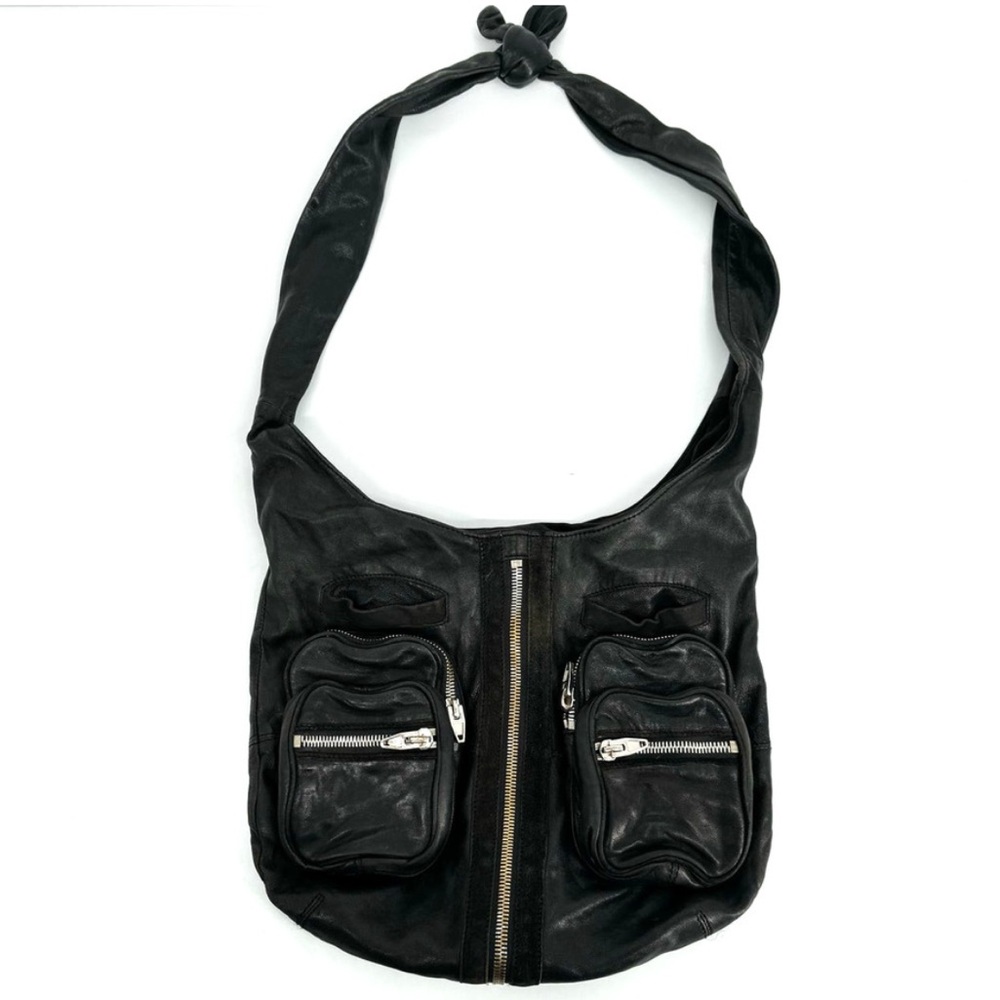 Alexander Wang Donna Bag Hobo Black Y2k Vintage Rare